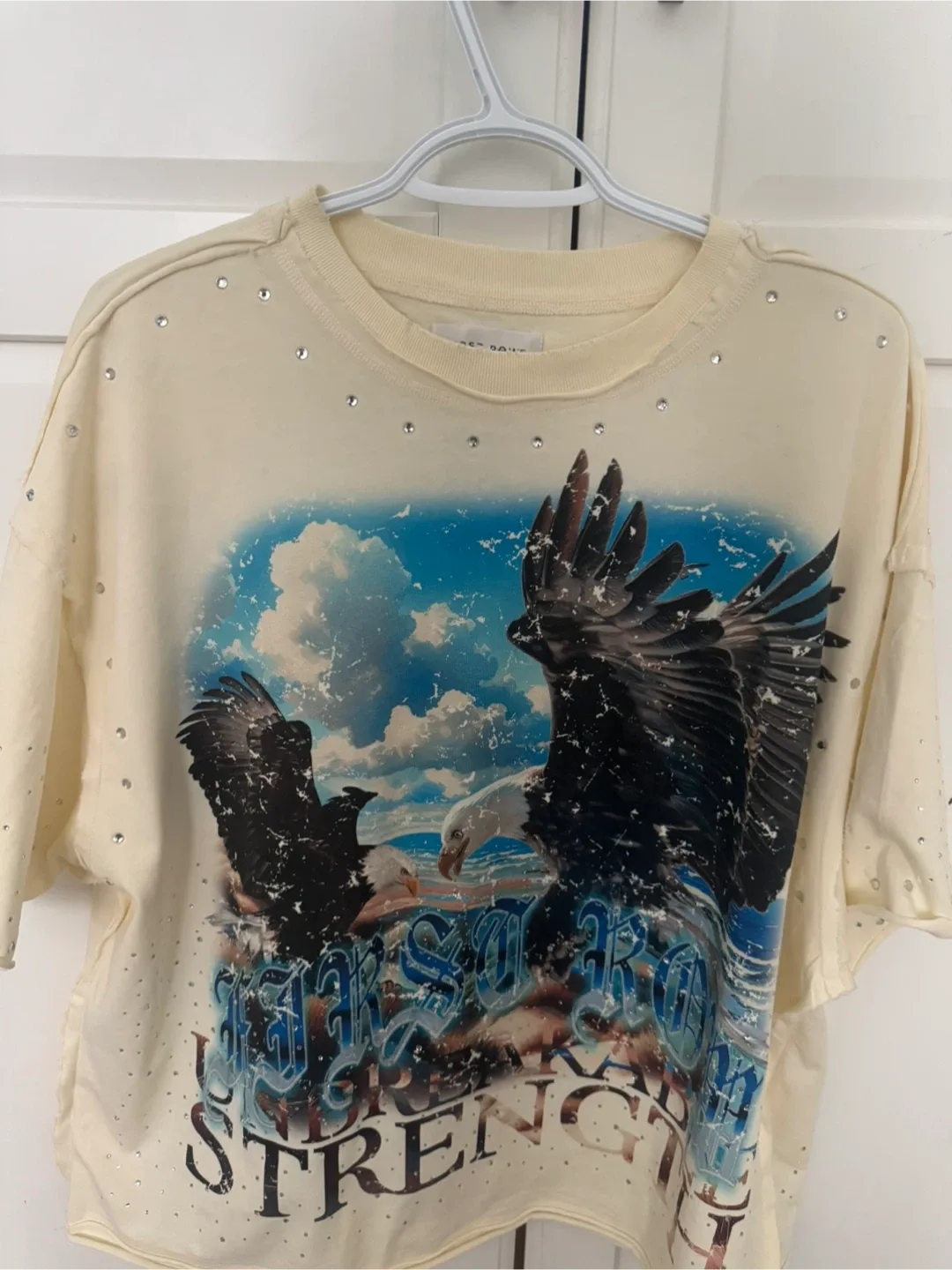 First Row Eagle Graphic Rhinestone T-Shirt XL - photo 2