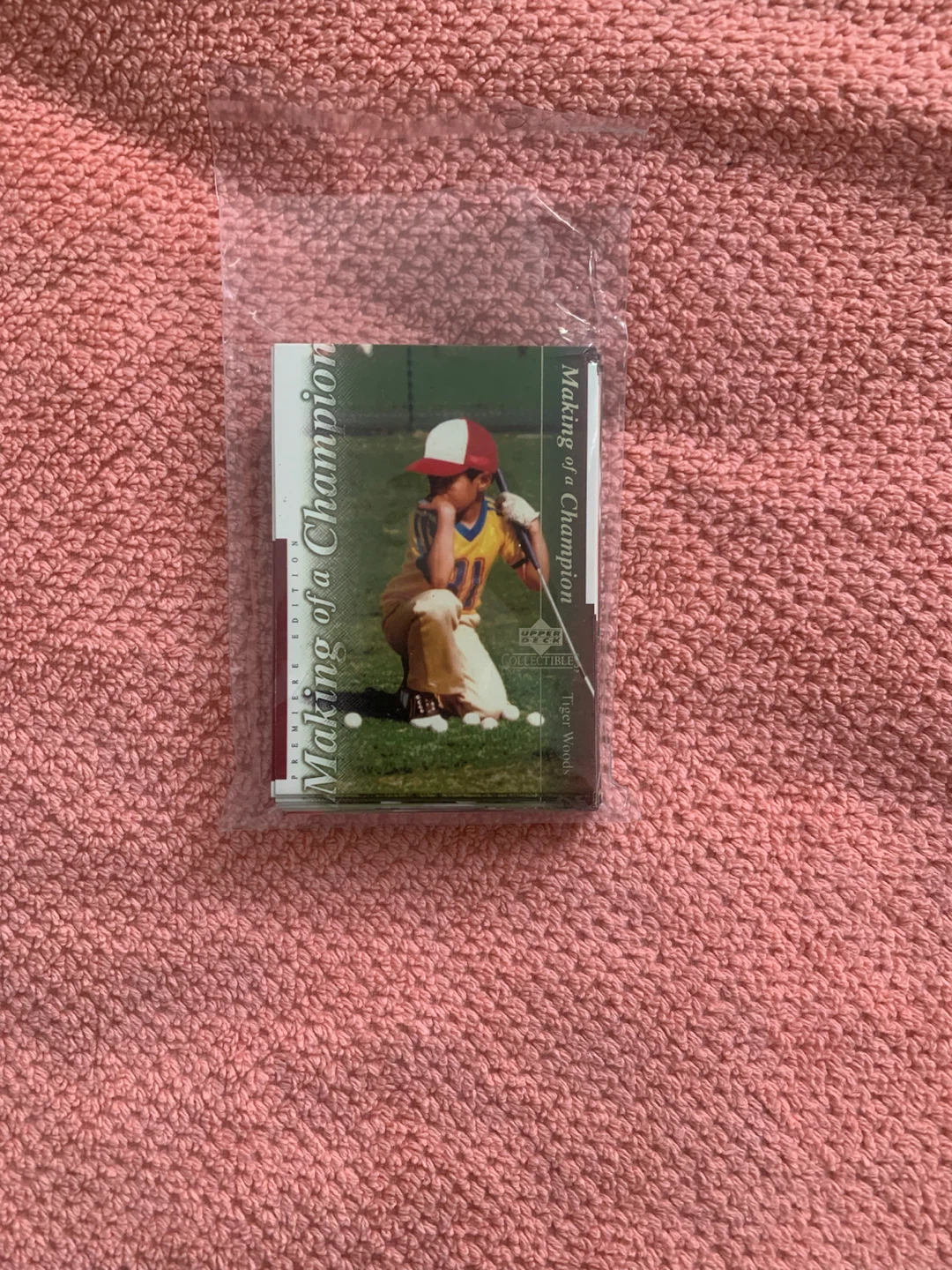 2001 Upper Deck Tiger Woods Making of a Champion set
