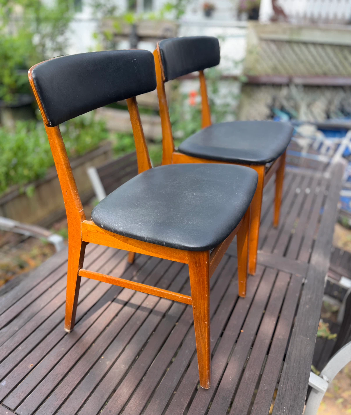Pair of Vintage (Danish’ish) Dining Chairs