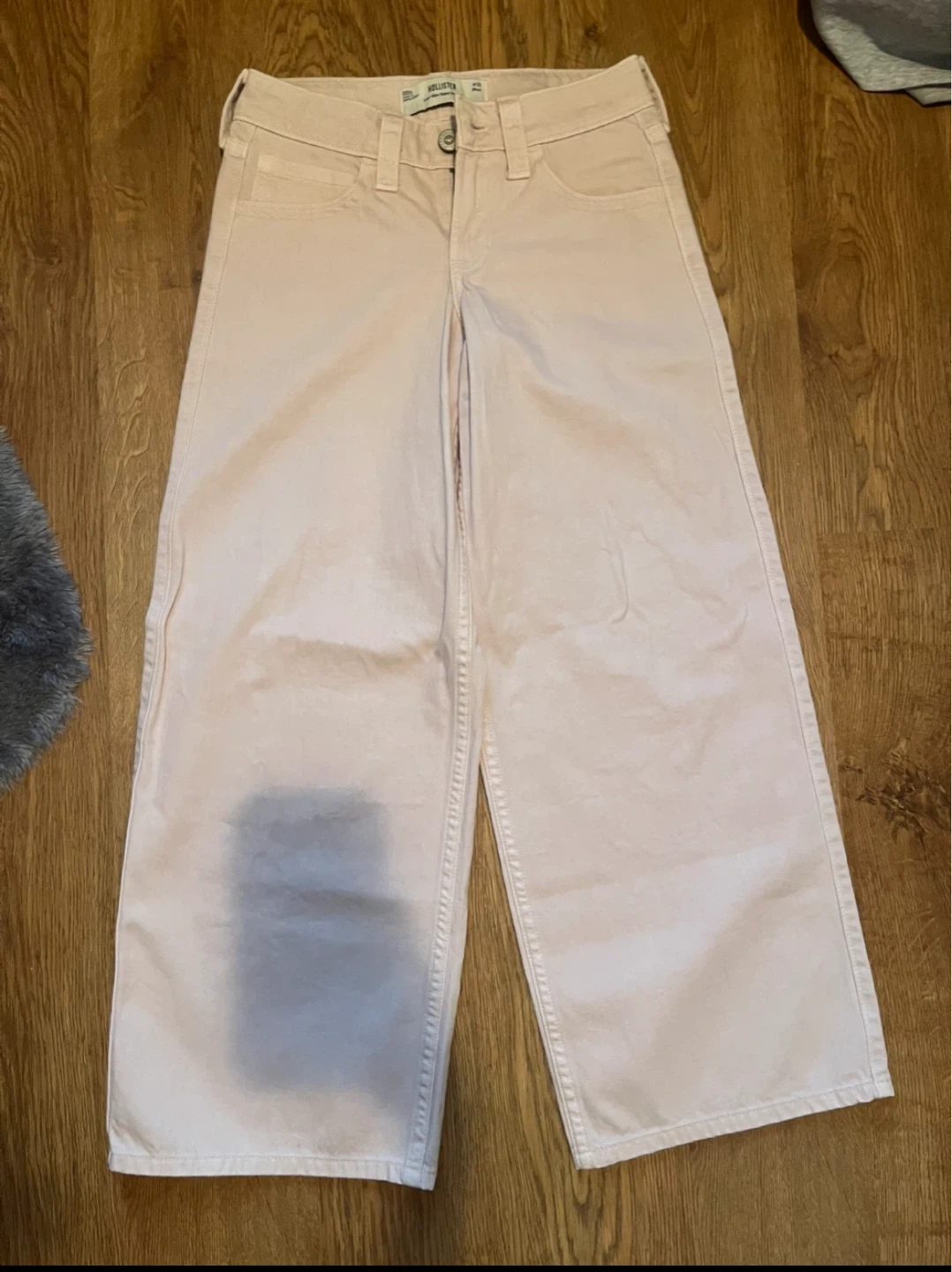 Hollister Light Pink baggy jeans