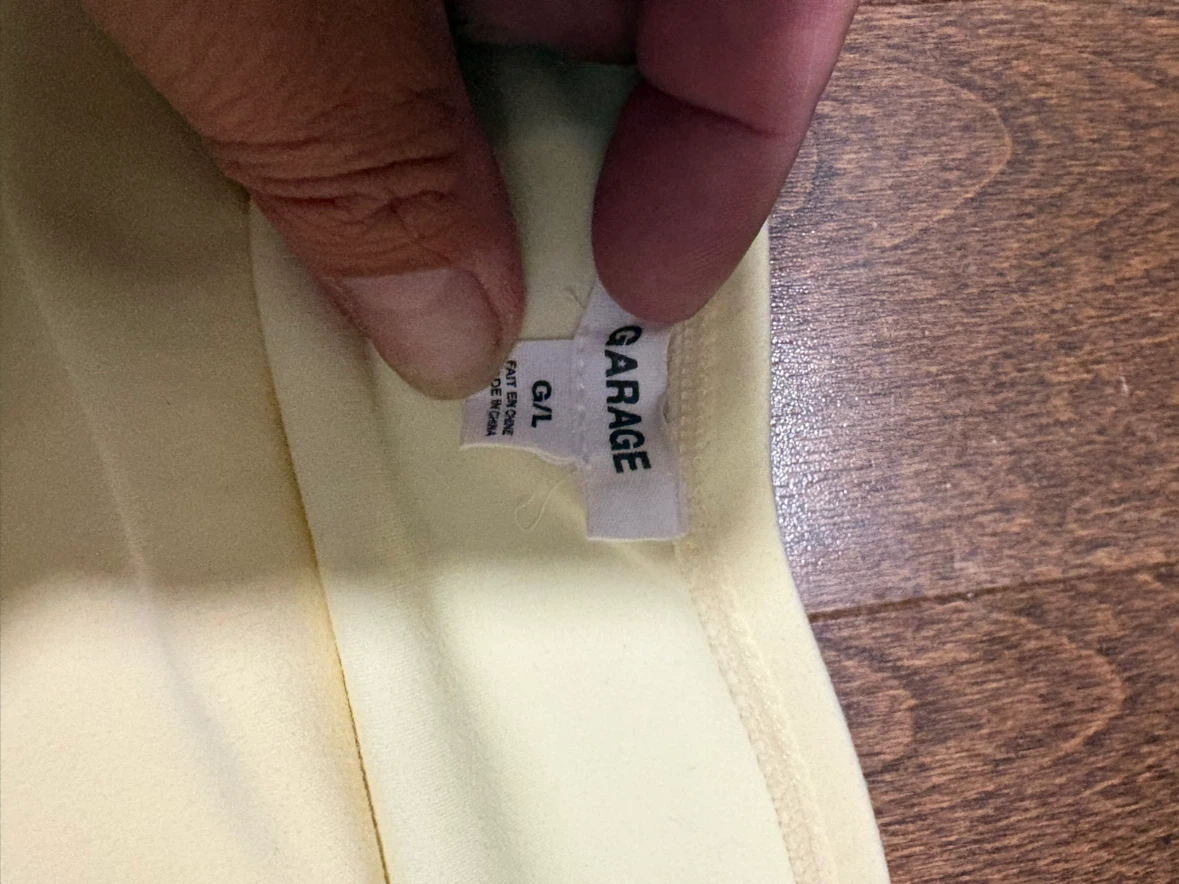 GARAGE Yellow Tube Top Size G/L - photo 2