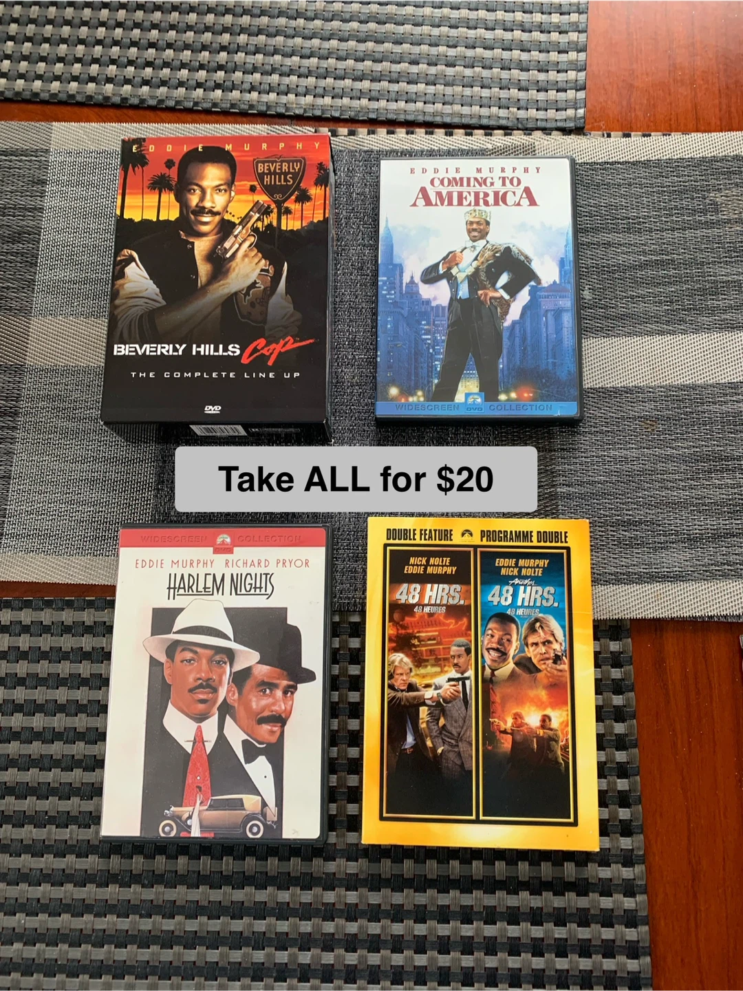 Lot of Eddie Murphy DVD Movies for $20