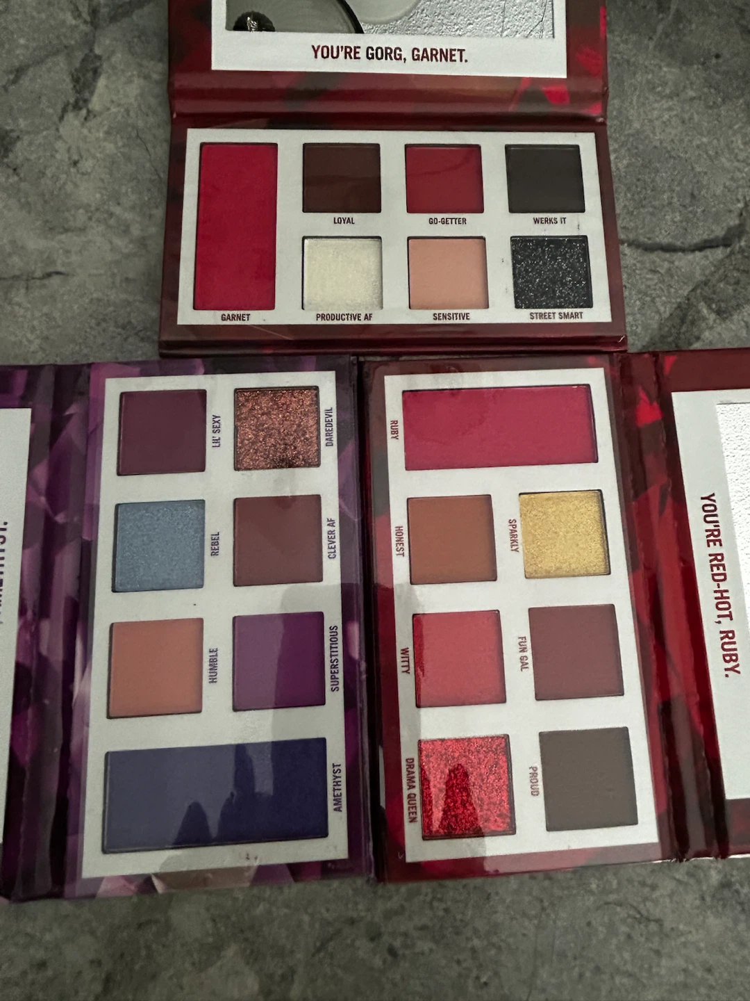 BH Cosmetics Birthstone Eyeshadow Palettes Set of 3 - photo 3