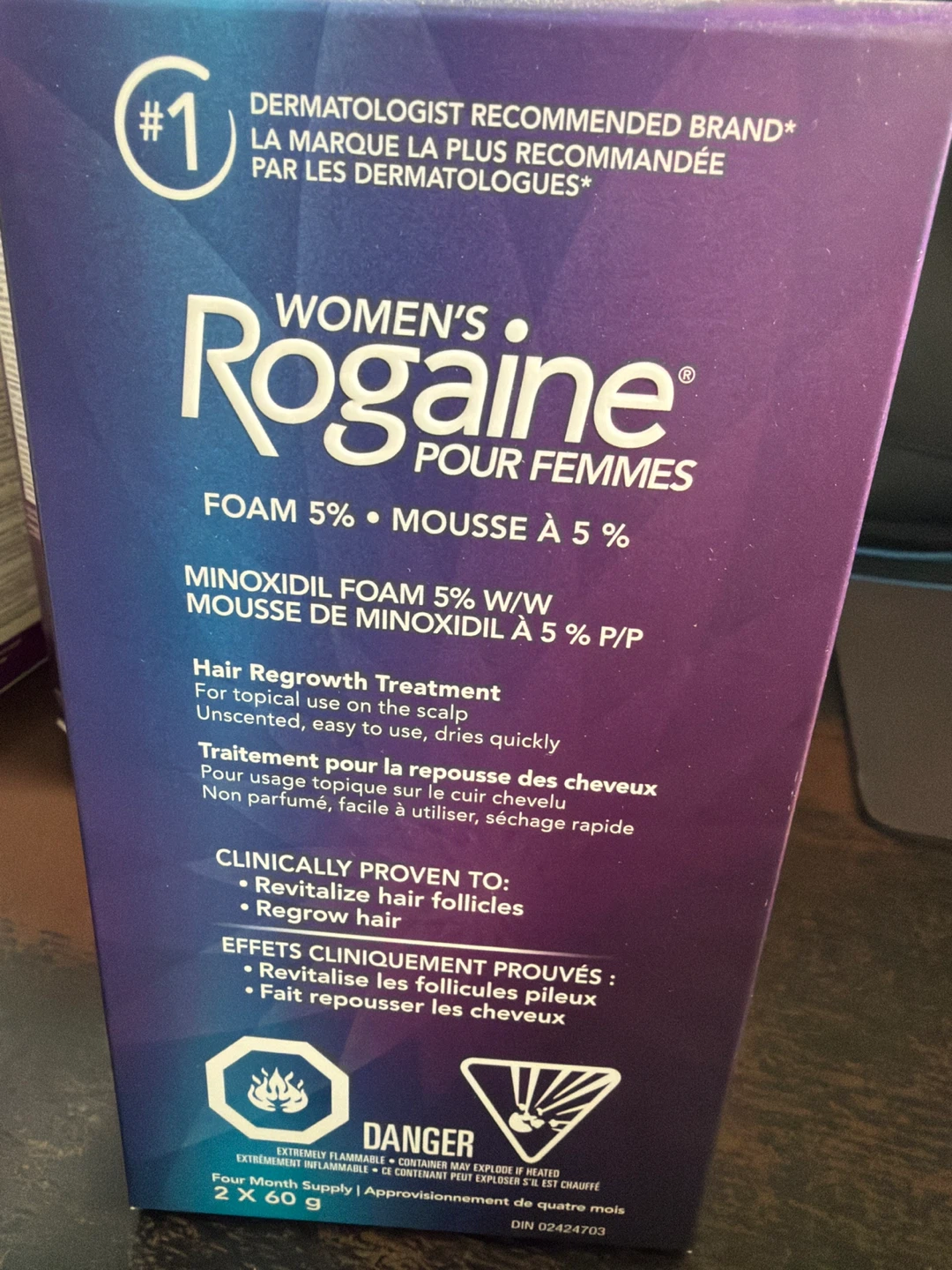 Women's Rogaine Foam 5% Hair Regrowth Treatment (3 x 60g)