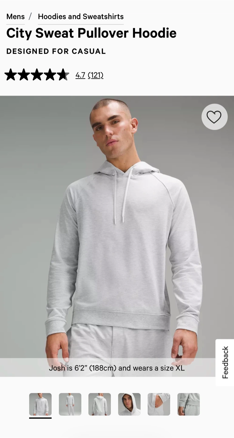 Lululemon City Sweat Pullover Hoodie 128$ (XL) - photo 4