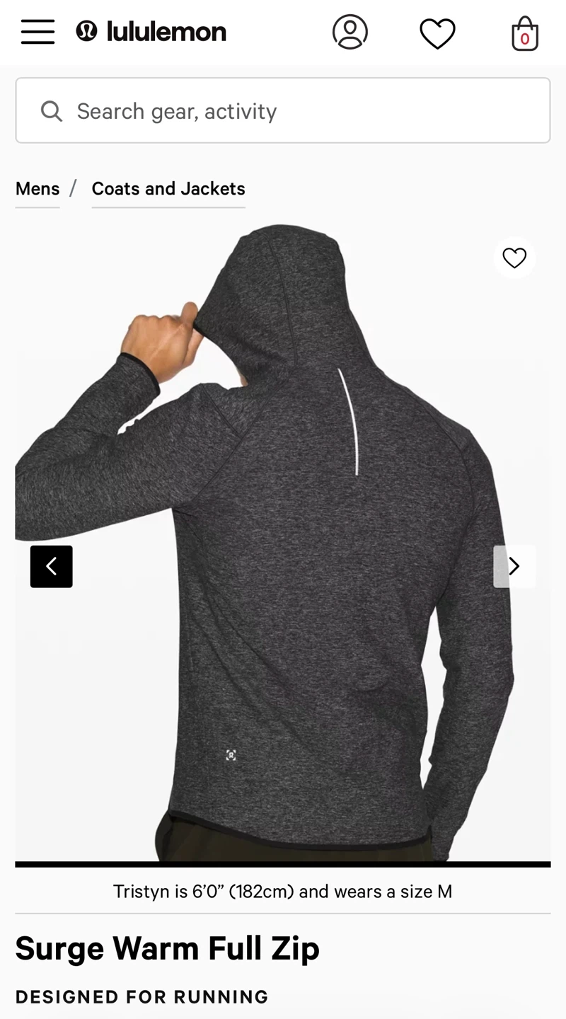 Lululemon Surge Warm Full Zip (S) 148$ - photo 5