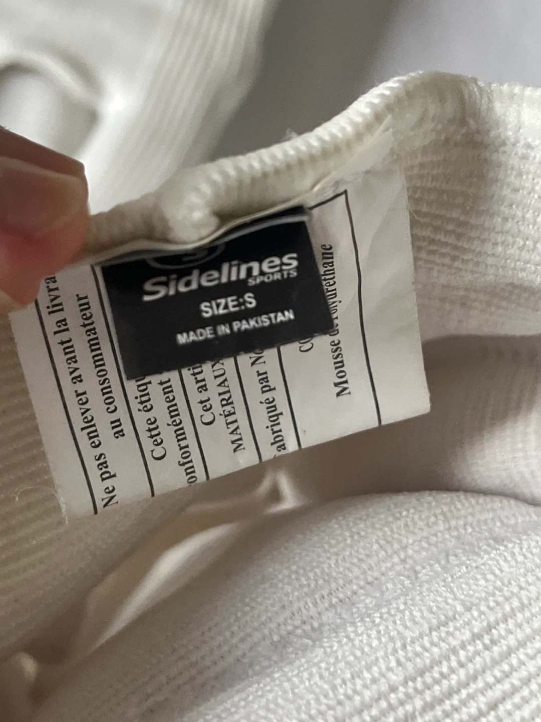 Sidelines White Knee Pads - Size S - photo 3