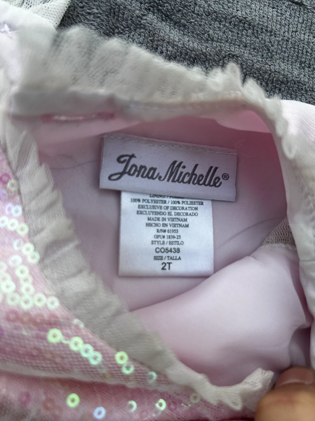 Jona Michelle Pastel Rainbow Tulle Dress - Size 2T (EUC) - photo 2