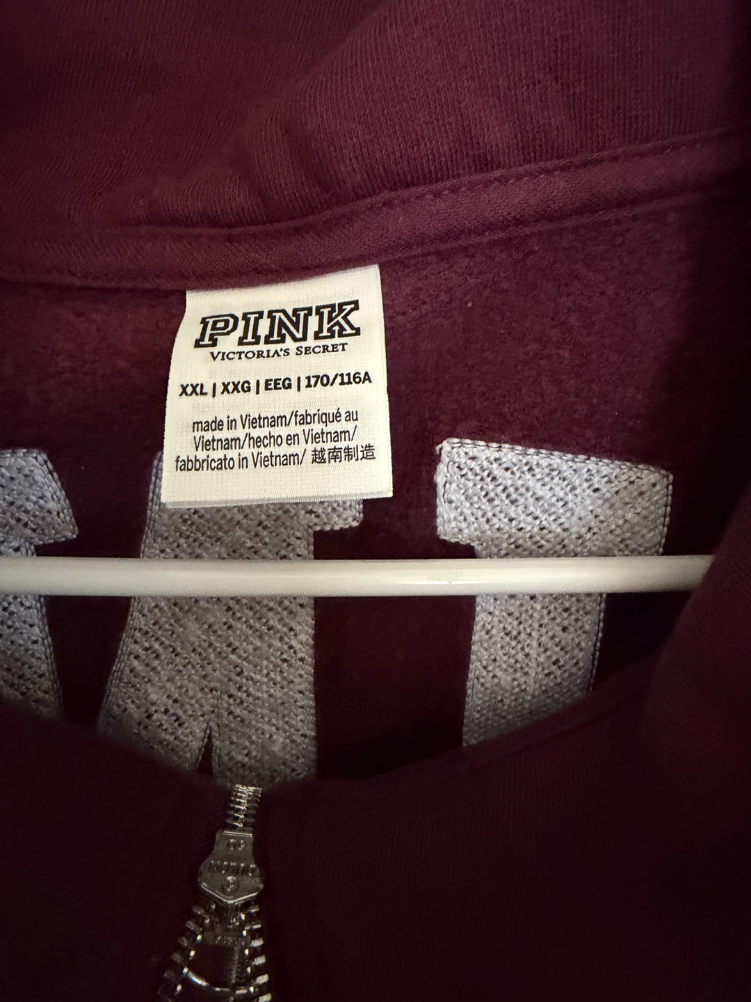 Victoria's Secret Pink Zip-Up  XXL - photo 3