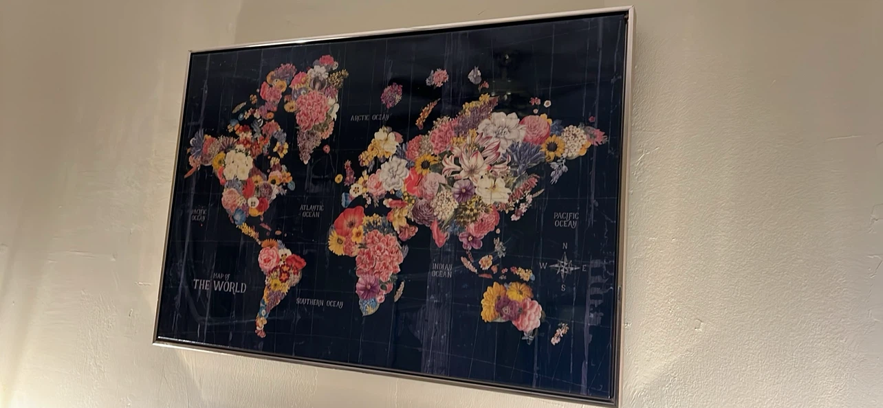 Wall Art Print gold frame