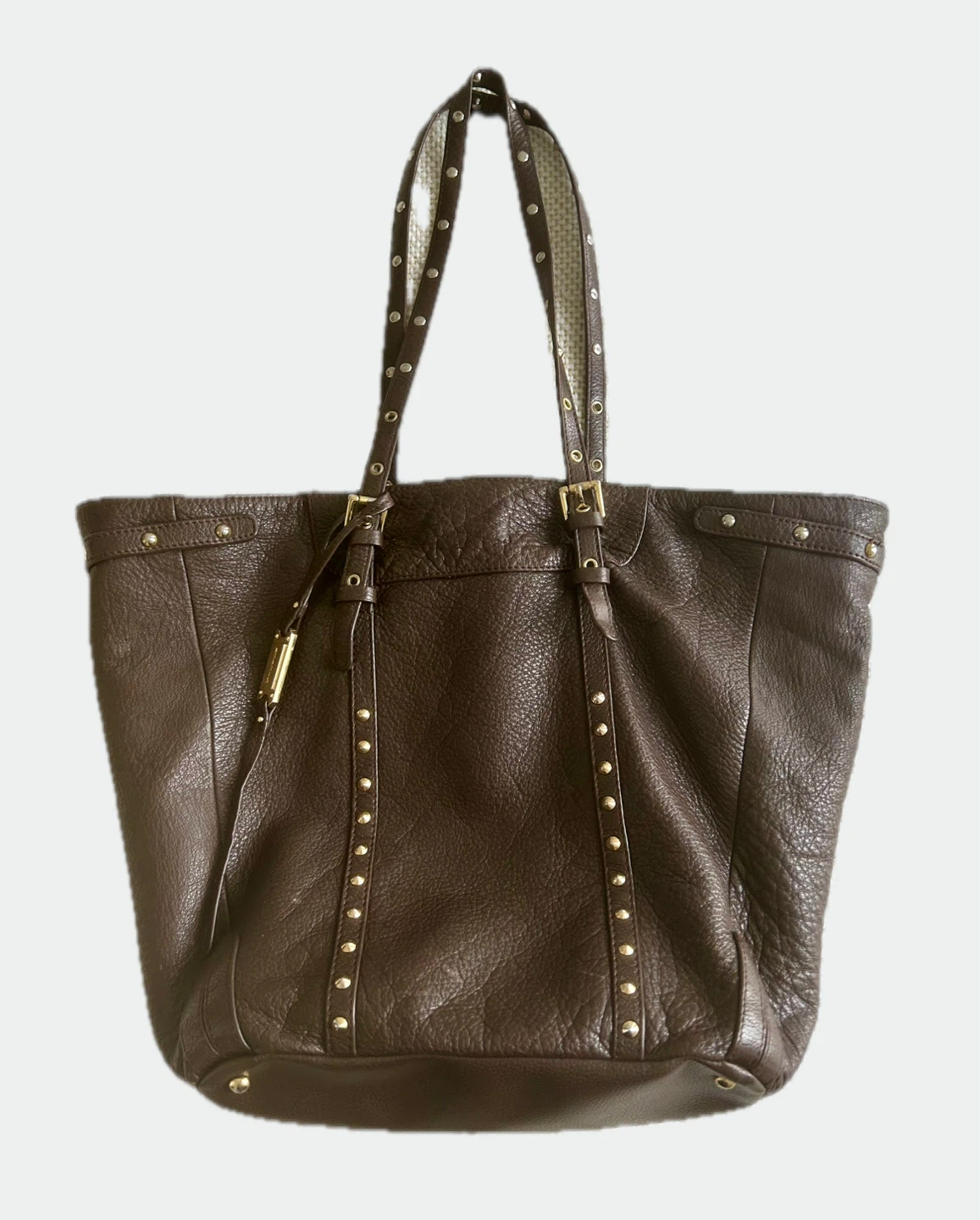 Steve Madden Brown Leather Tote Bag