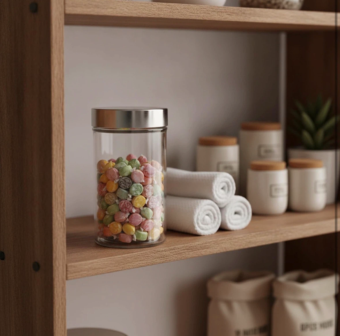 Premium Glass Food Storage Jar - 54 oz - photo 4