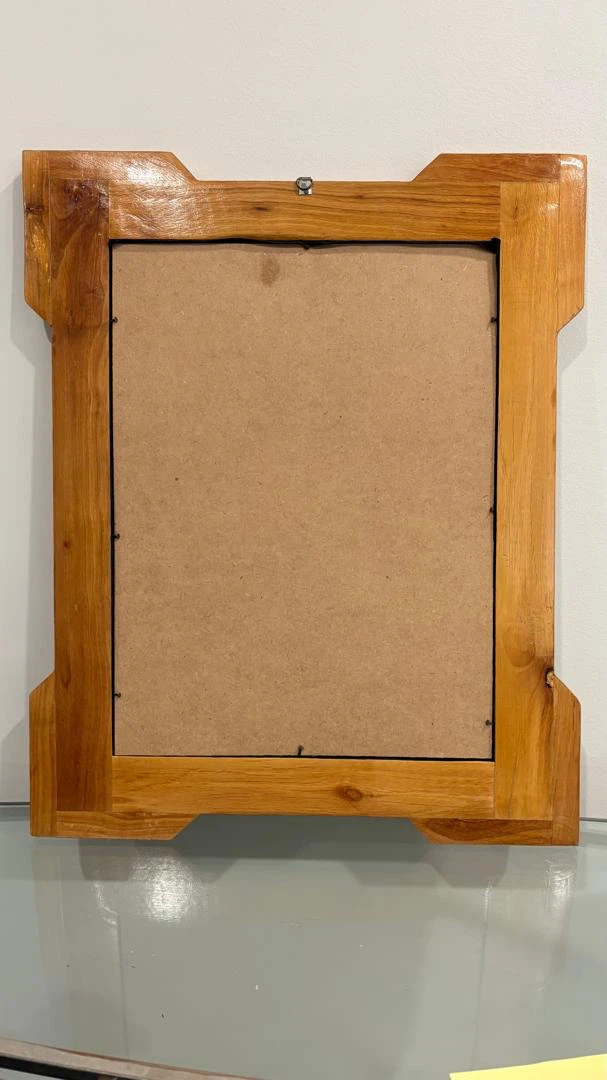 Khatam Kari framed bird and floral cooper artwork - photo 3