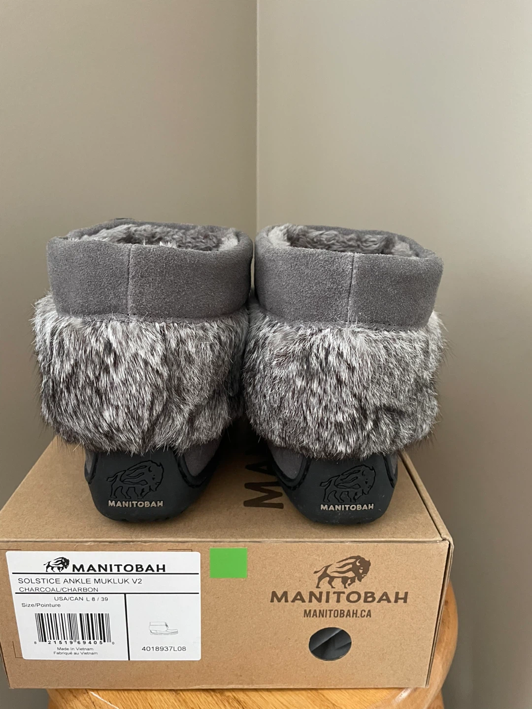 Manitobah Mukluks Solstice Ankle Mukluks V2 Charcoal Size L/8 - photo 3