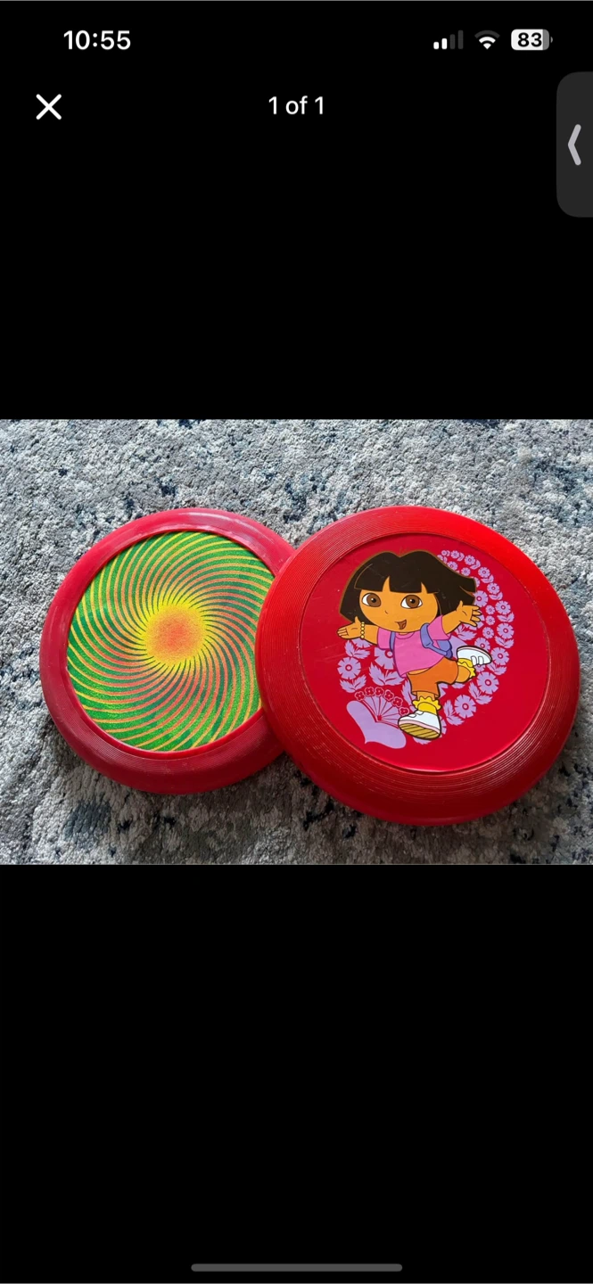 Dora the Explorer Toy Frisbee Set