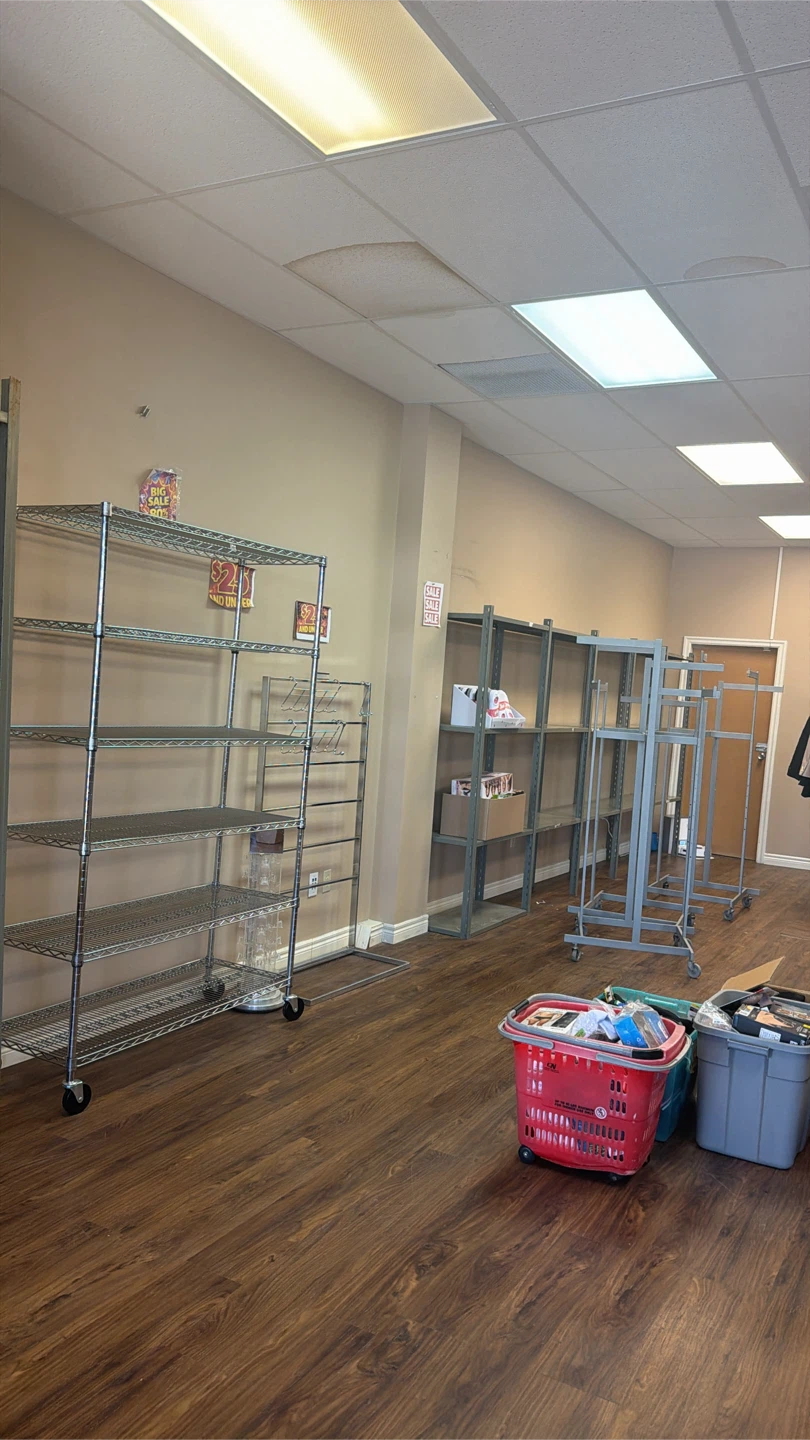 Tall adjustable commercial grade shelving units - photo 3