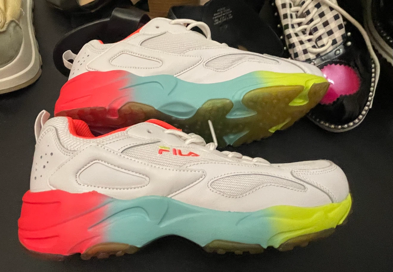 New size 11 Fila Disruptor II Gradient Sneakers