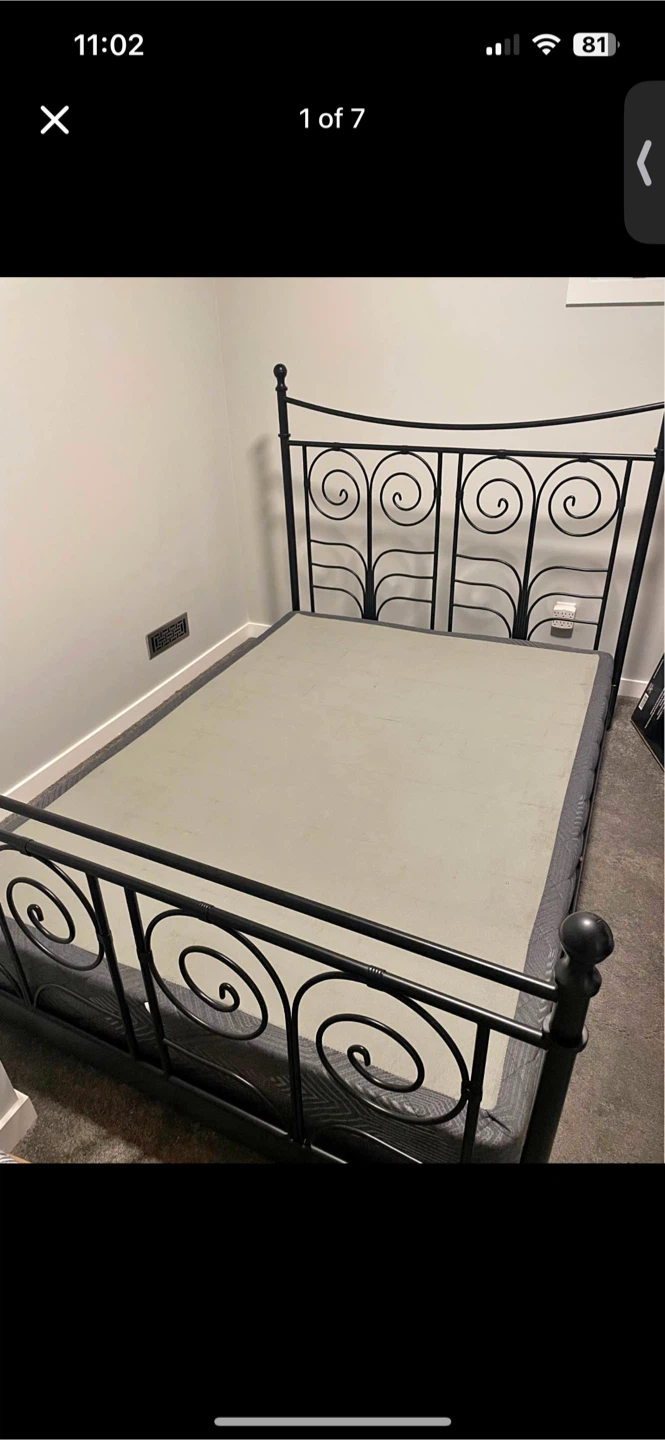 Double bed and frame