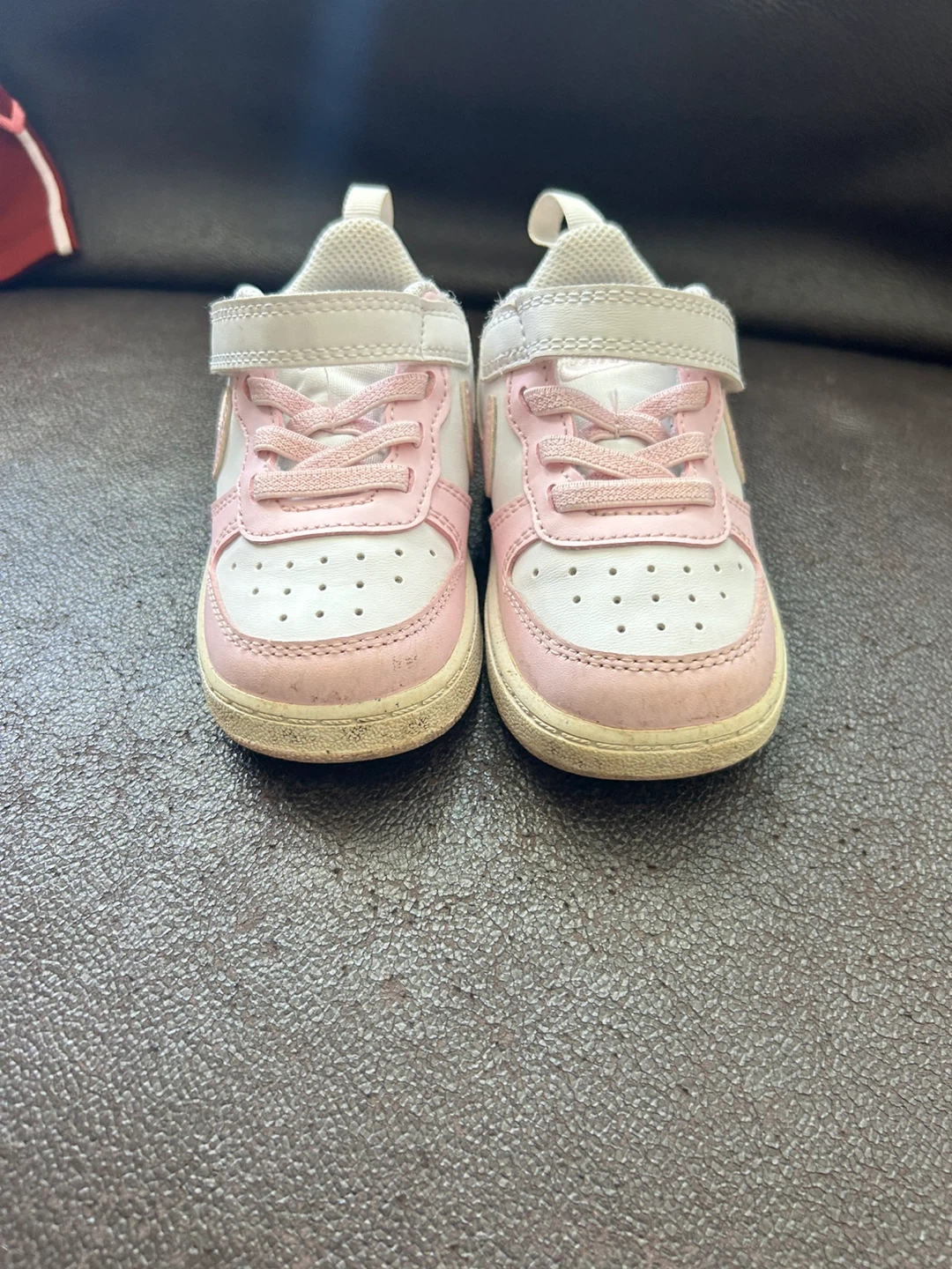 Nike Baby Sneakers Pink White Size 6c