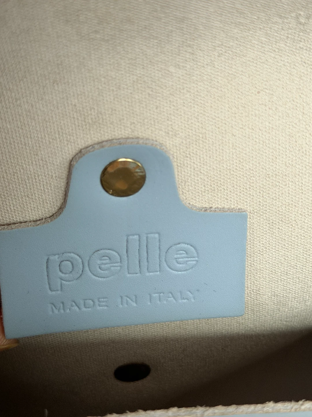 Pelle Light Blue Leather Crossbody Bag - photo 2