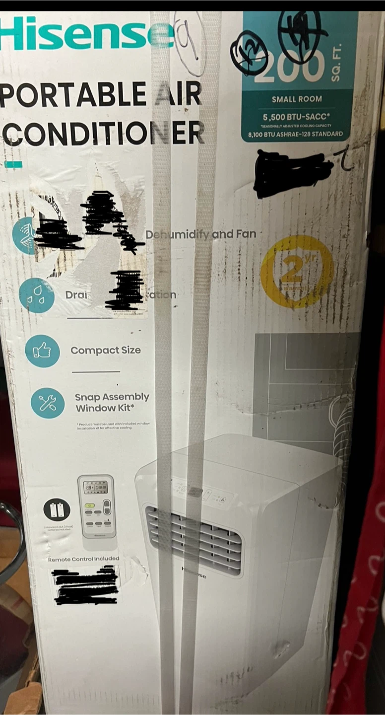 Hisense Smart Portable Air Conditioner new unopened