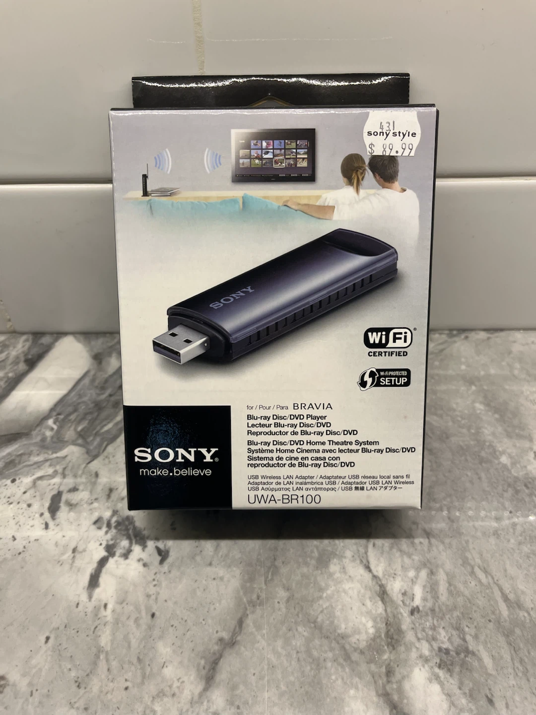 Sony USB Wireless LAN adapter Model No. UWA-BR100