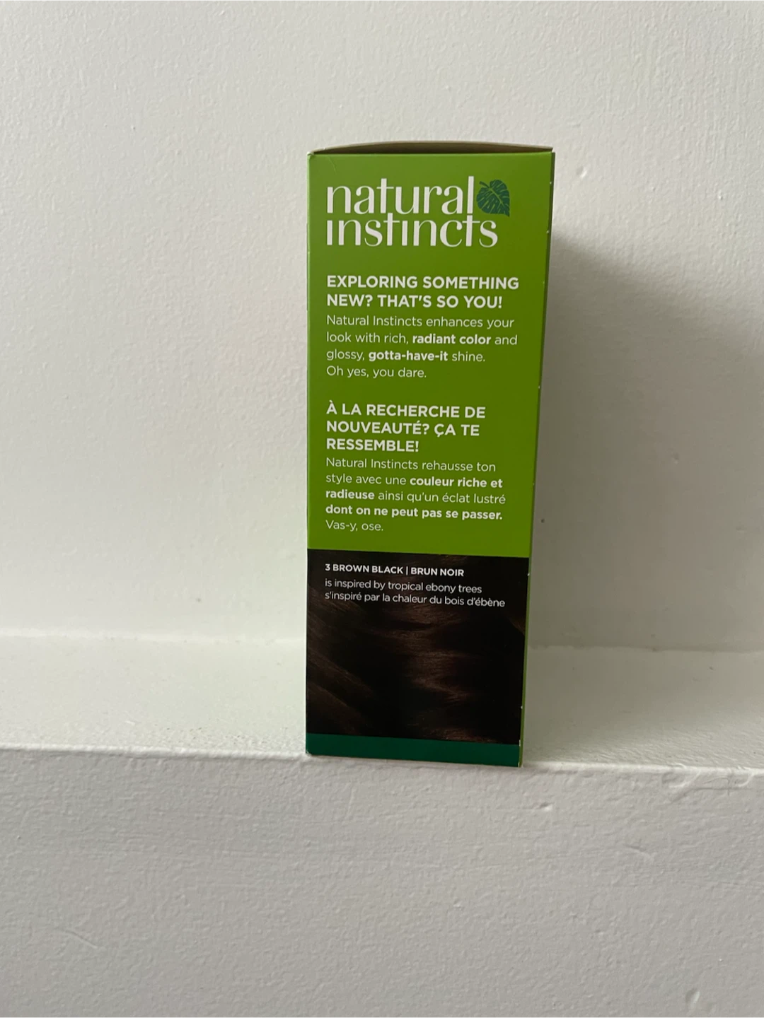 Unopened Clairol Natural Instincts Brown Black Hair Colour - photo 3