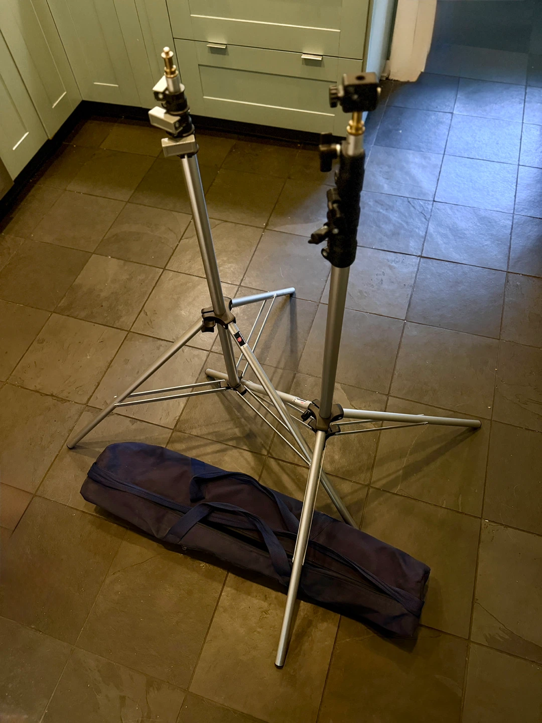 Manfrotto extendable Light Stands with Bag
