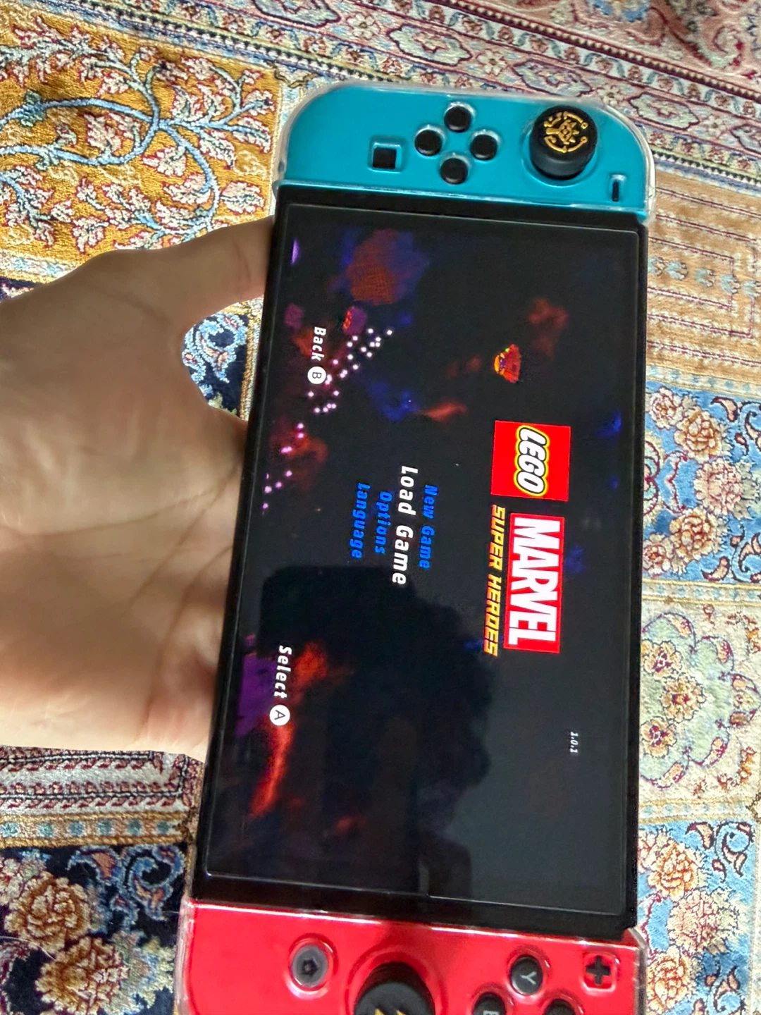 Nintendo Switch Console with LEGO Marvel Super Heroes Game - photo 3