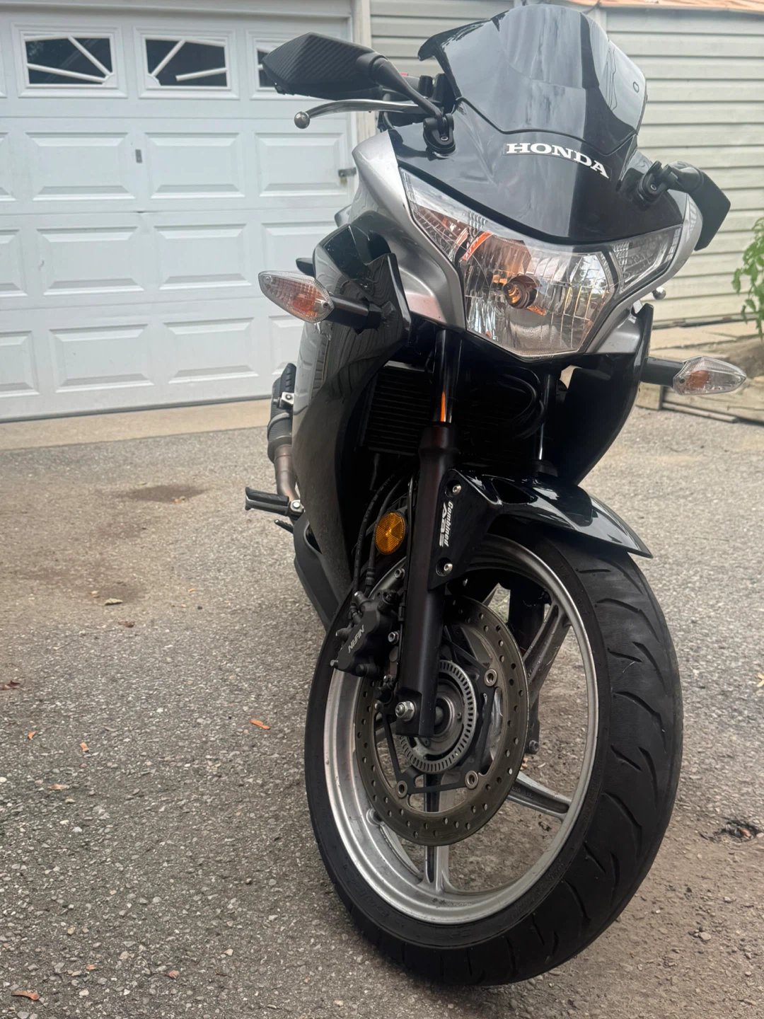 Black Honda CBR 250CC Motorcycle