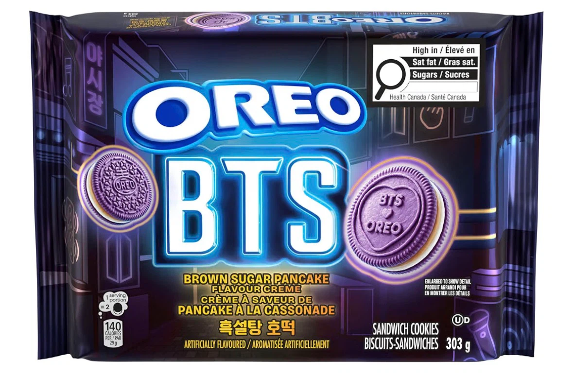 Oreo BTS Brown Sugar Pancake Sandwich Cookies