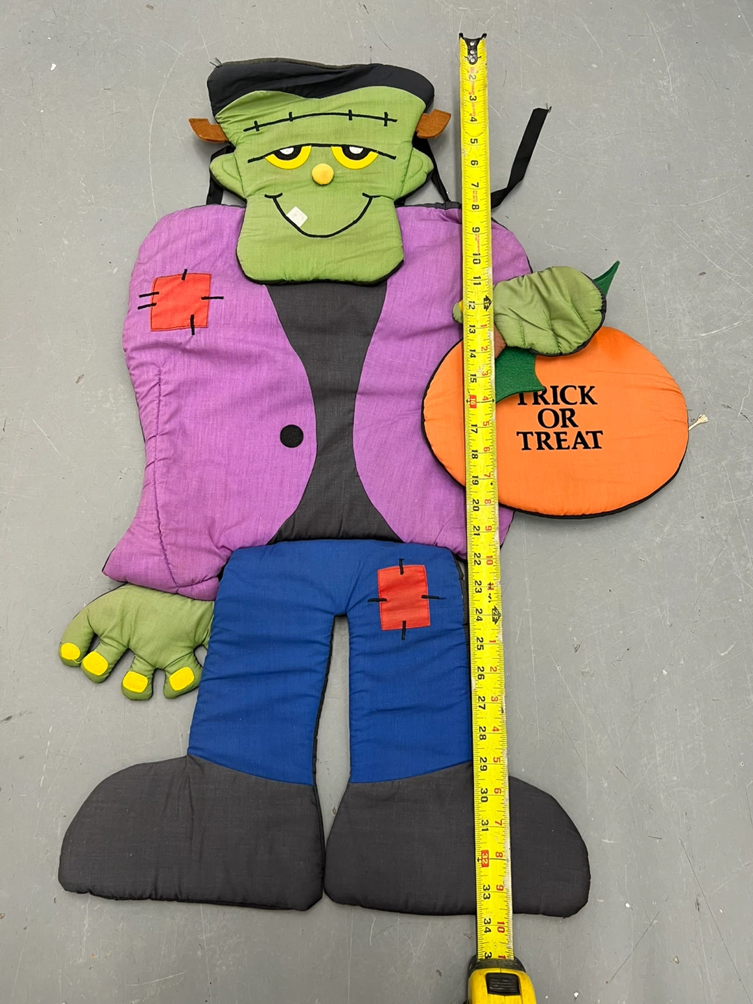Vintage Halloween Plush & Windsock Lot 5pc - retro - photo 2