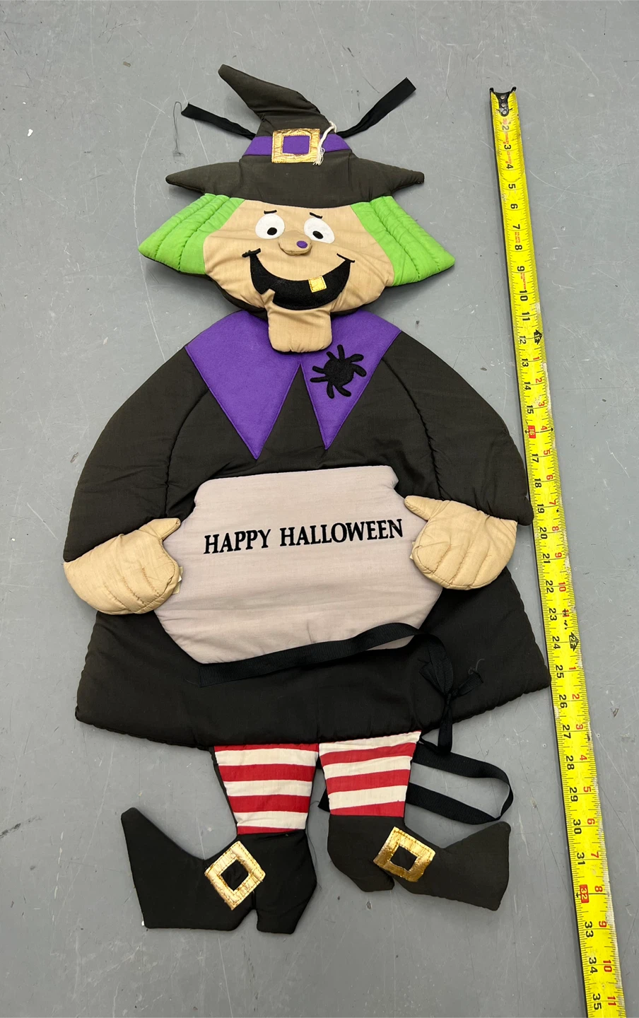 Vintage Halloween Plush & Windsock Lot 5pc - retro - photo 4