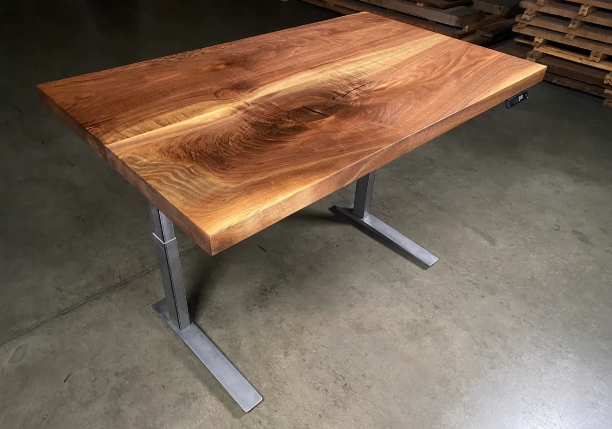 Custom Live Edge Hardwood Desks - photo 3