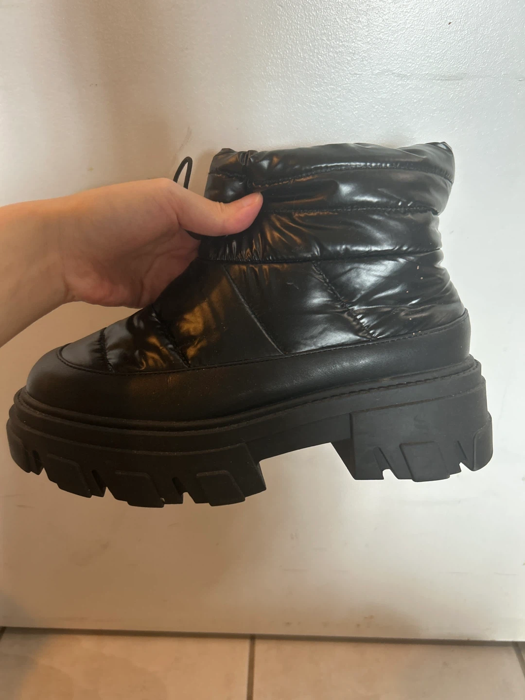 New Oak + Fort Black Puffer Boots - photo 3