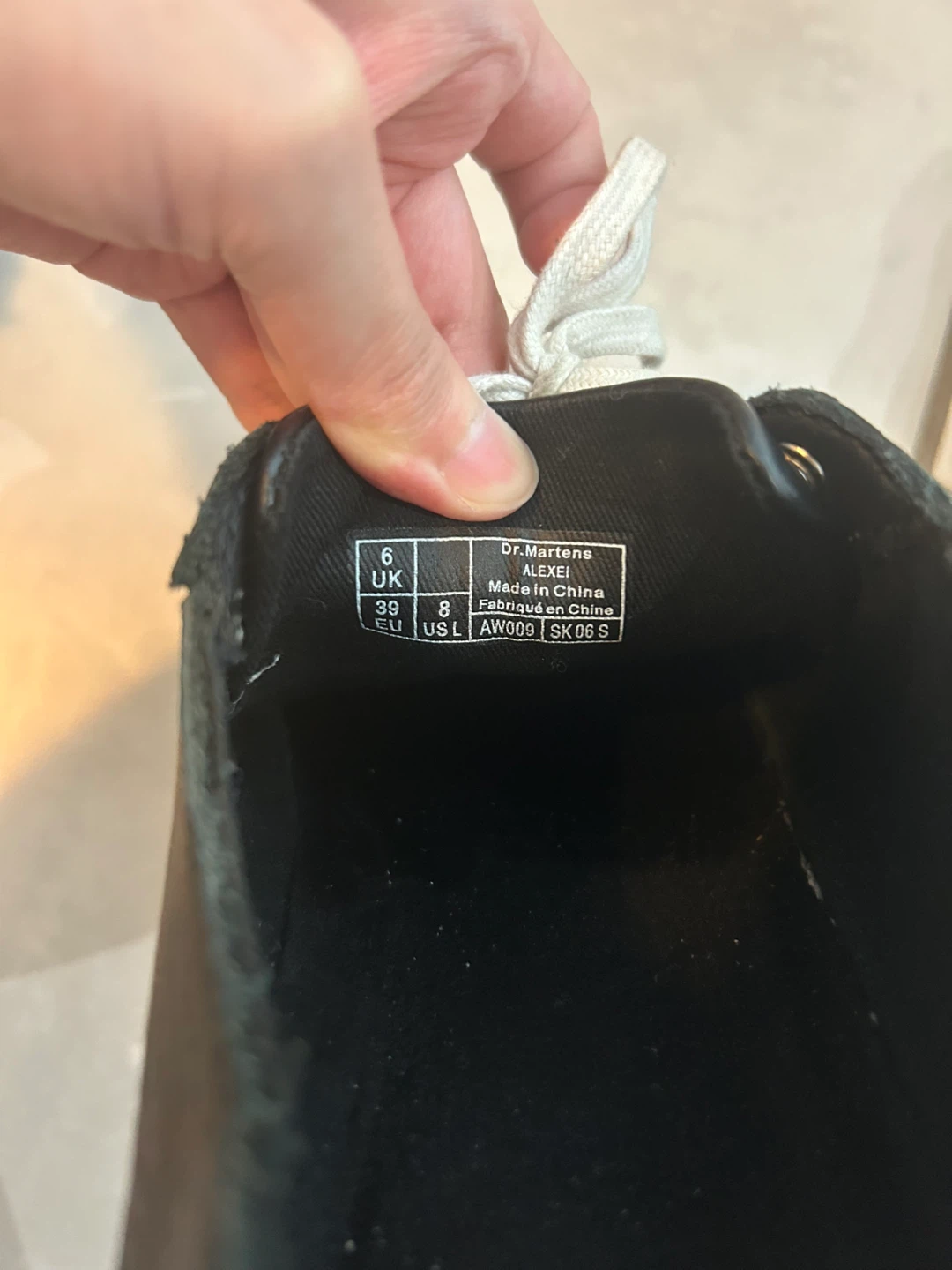 Dr. Martens Alexei Black Leather Shoes with Metal Toe - photo 2