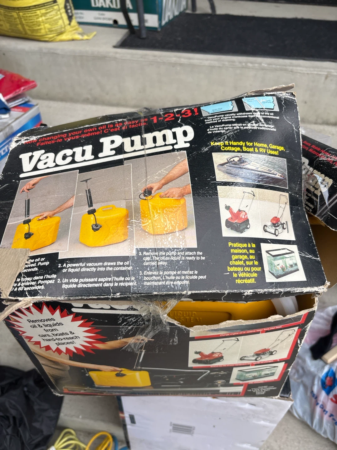 Vacu Pump Fluid Extractor