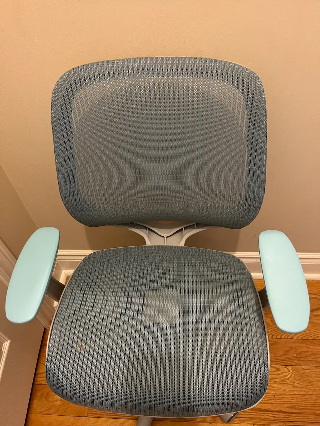 Ergonomic Mesh Office Chair - Blue Accents