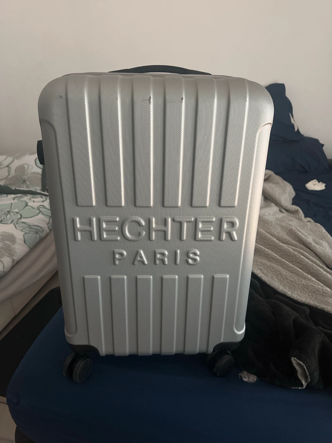 Hechter Paris Silver Hardside Carry-On Luggage