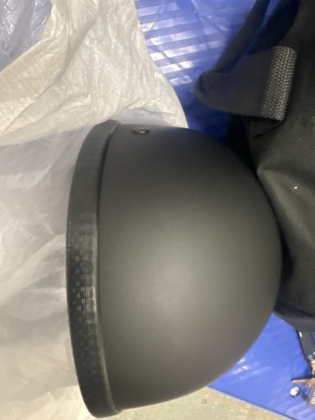 Black Motorcycle Helmet - Size M - photo 4