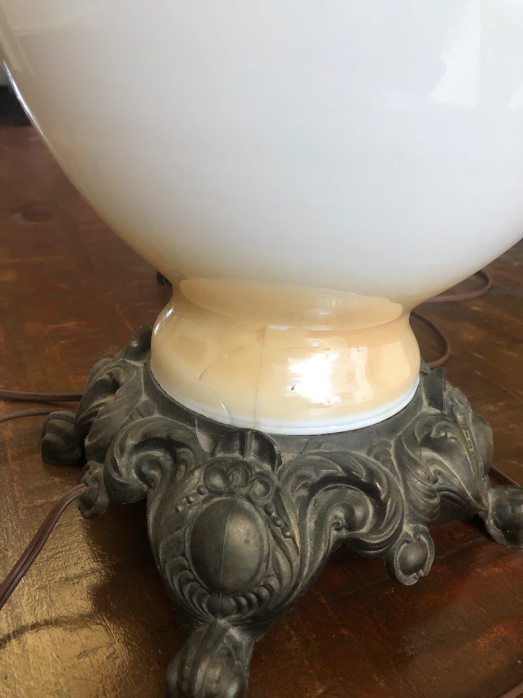 Antique parlour lamps - photo 2