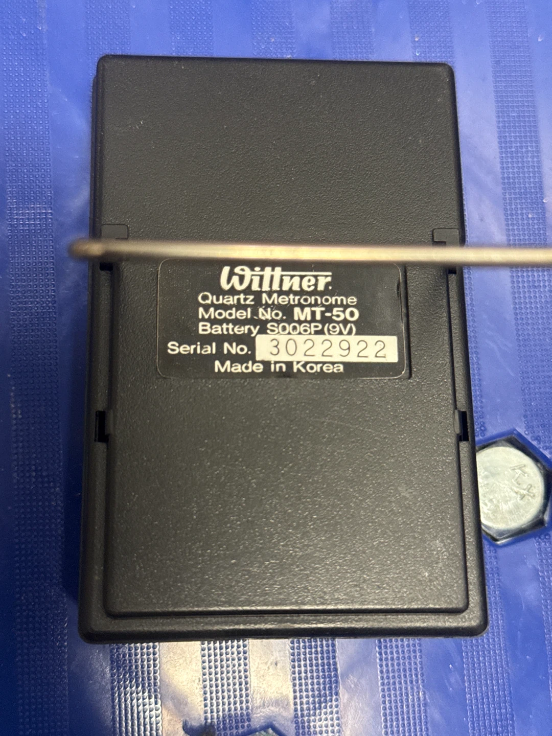 Wittner MT-50 Quartz Metronome - photo 2