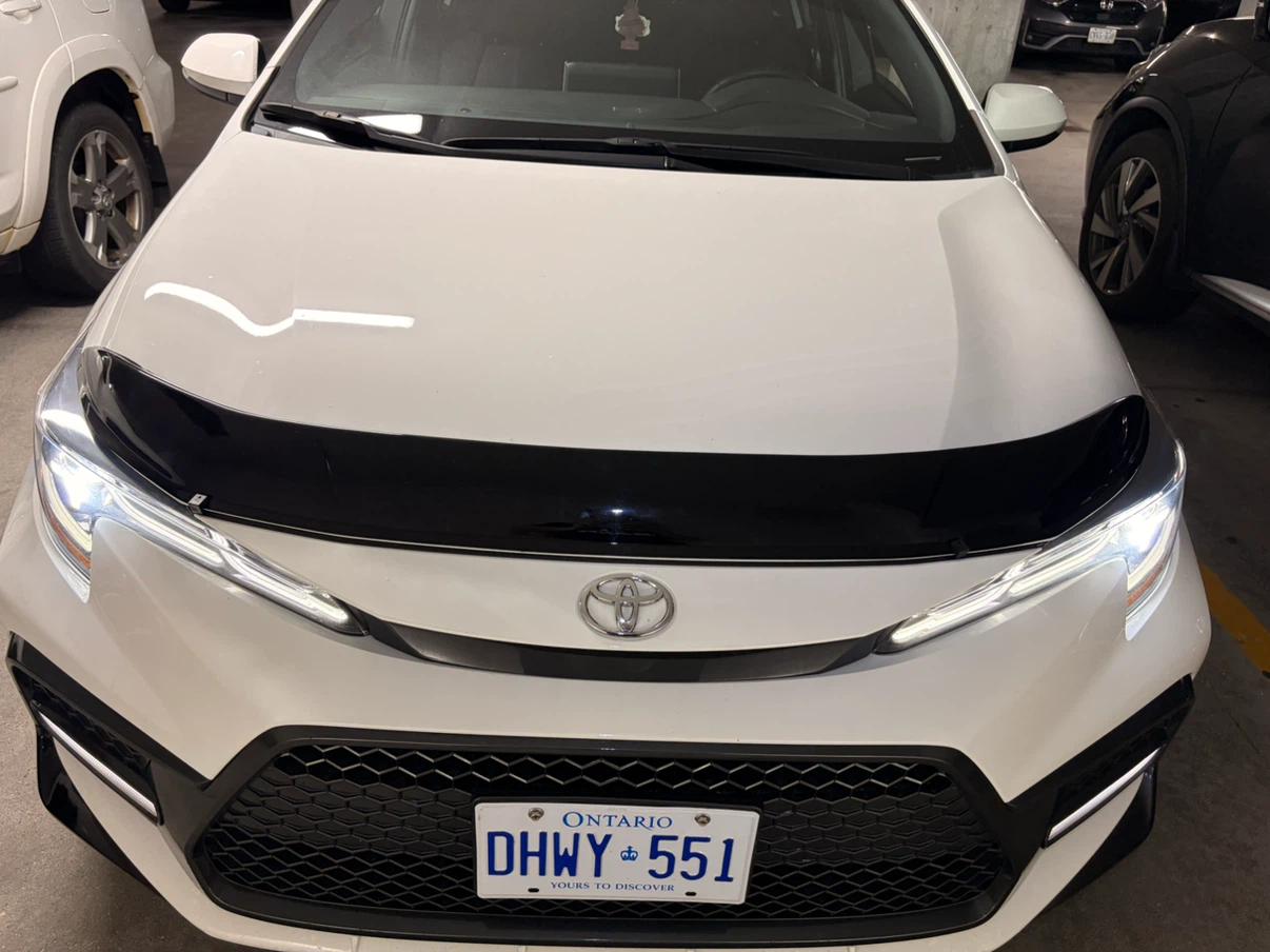 Toyota Corolla Bug Deflector Hood Shield Black - photo 2