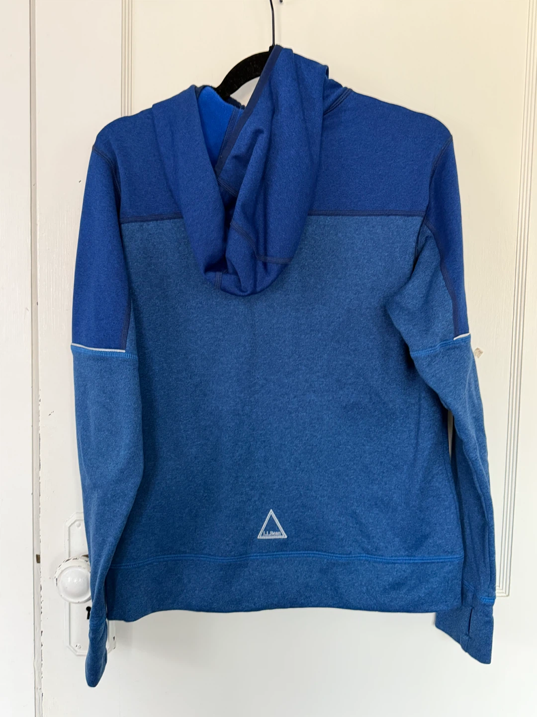 LL Bean Blue Zip Up Hoodie Size Large 14-16 - photo 3