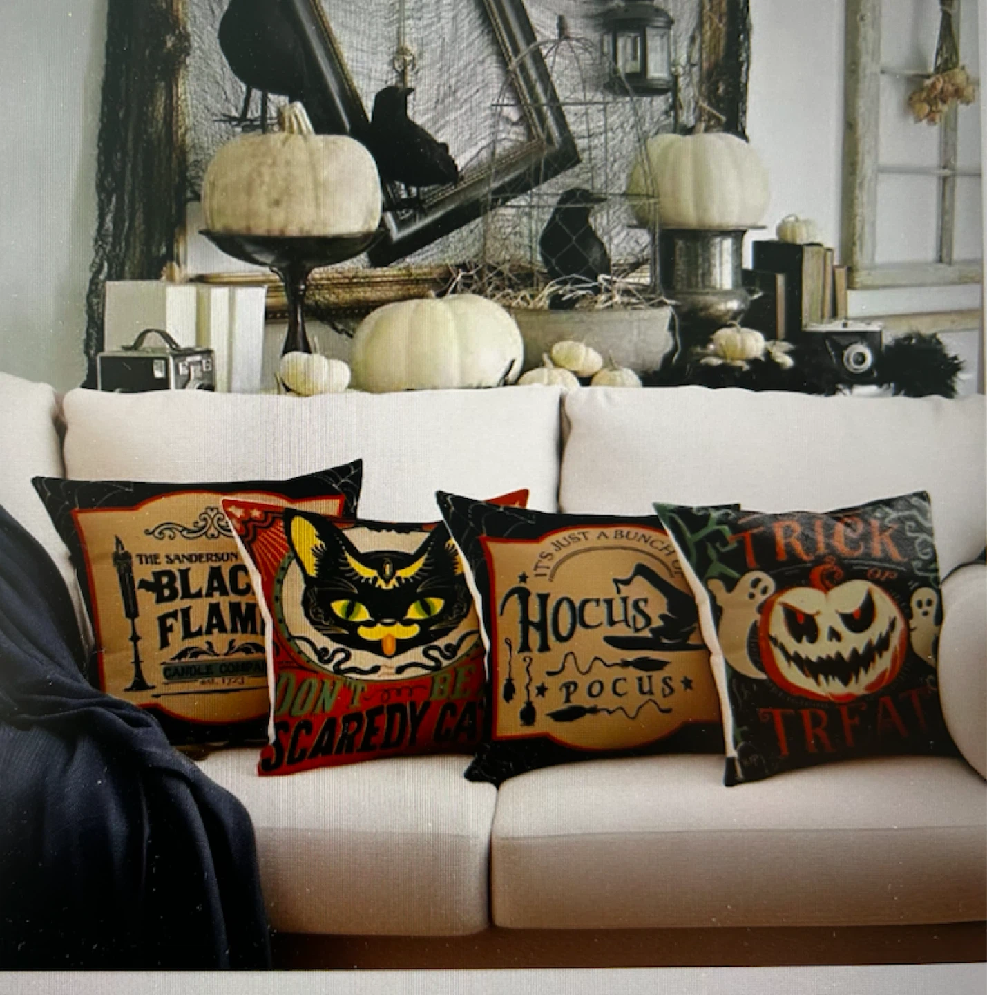 Halloween Pillow Covers - Set of 4