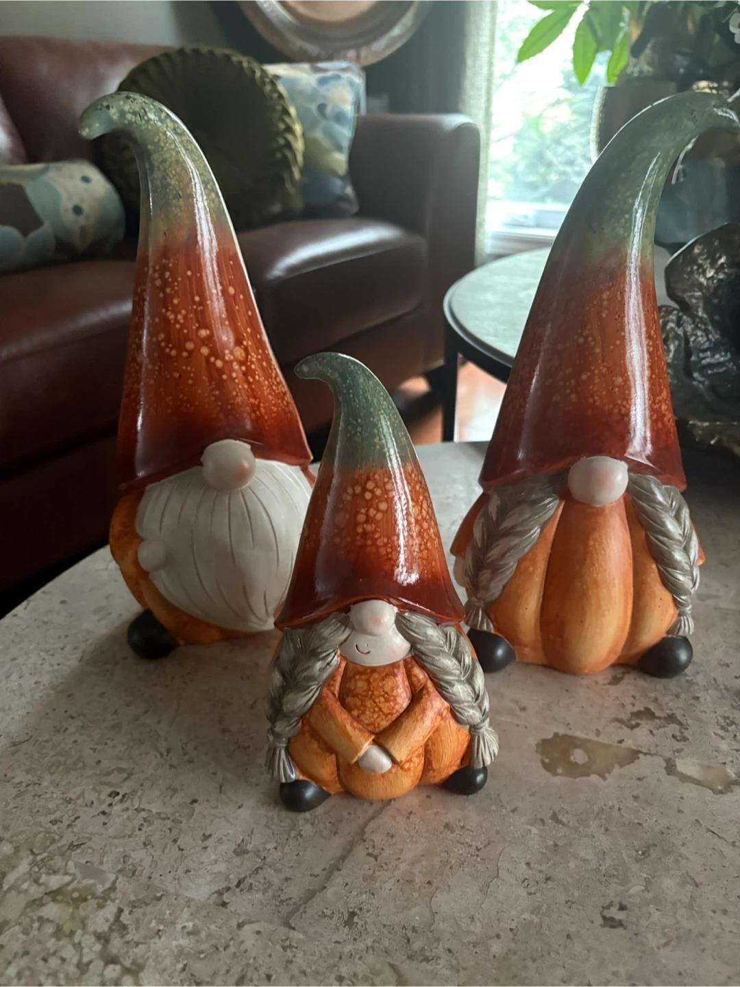 Set of 3 Decorative Gnomes