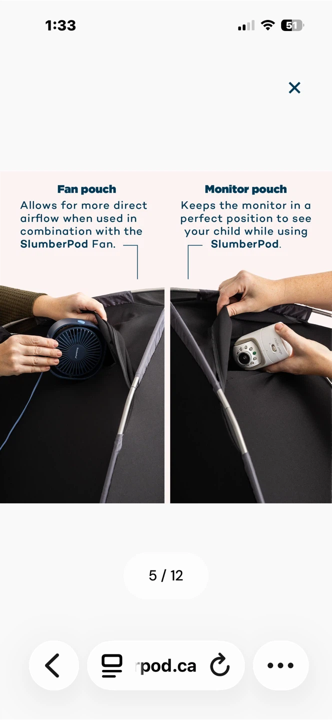 SlumberPod with Fan Included - photo 4
