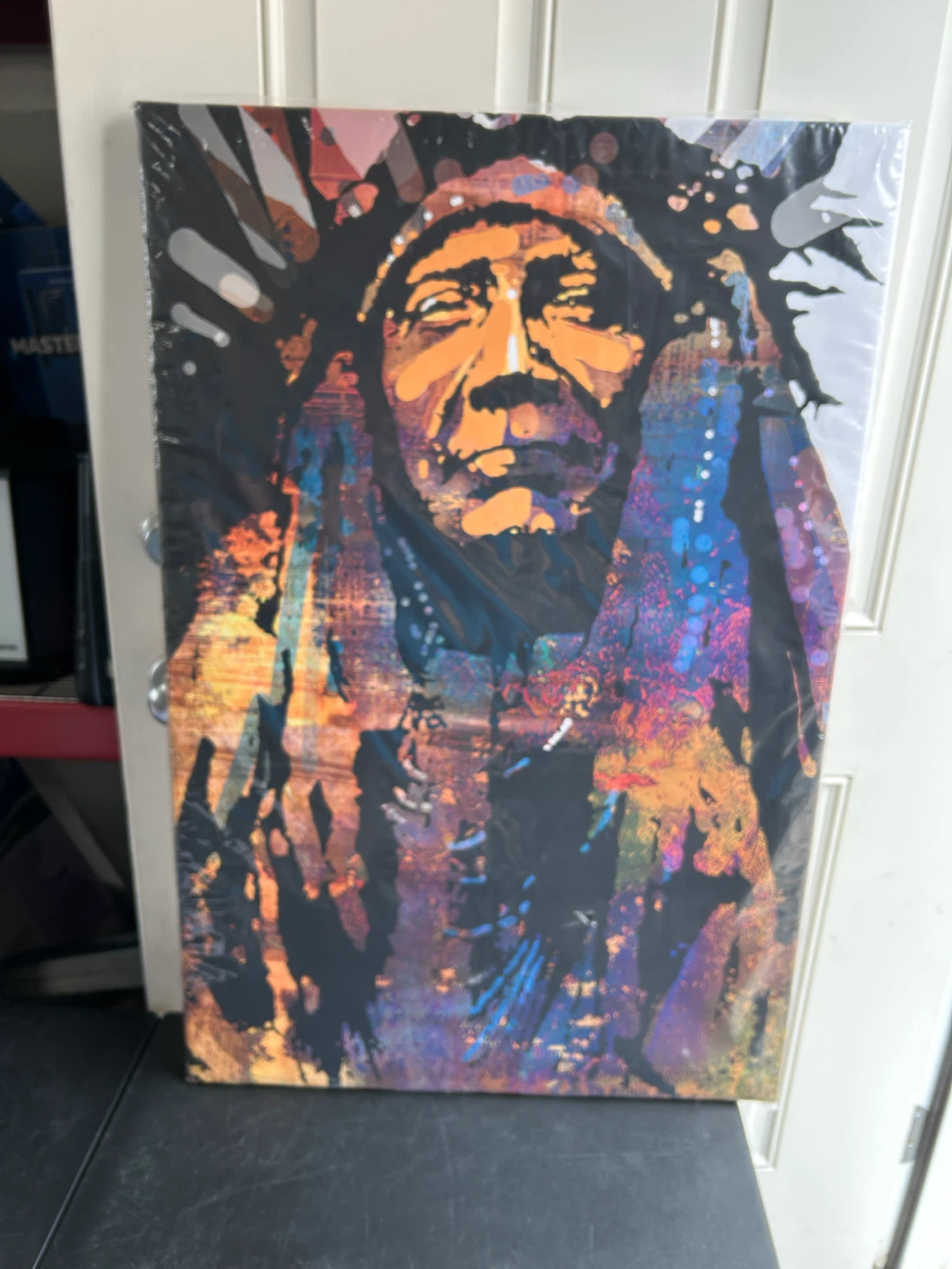 Wall Art Canvas Print - Indigenous Portrait