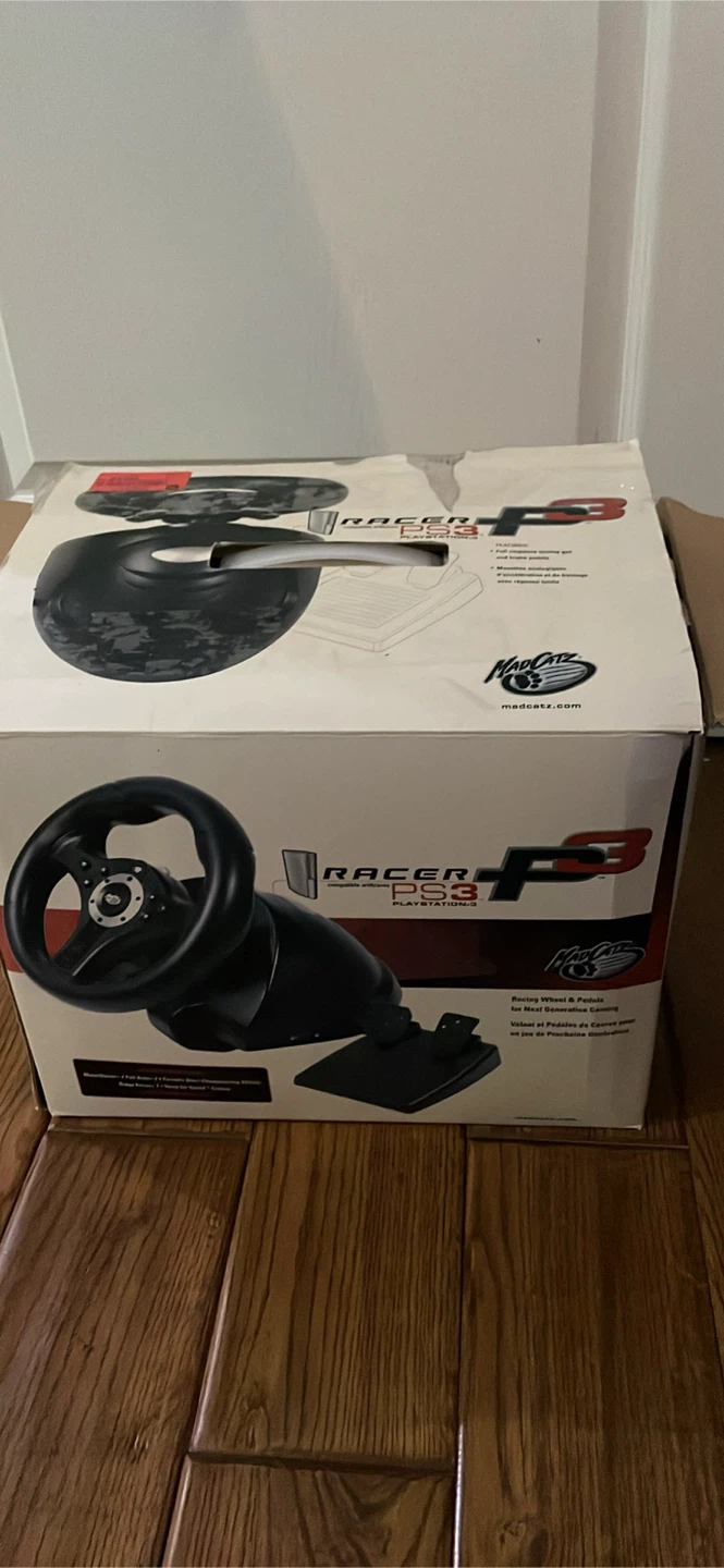 Mad Catz "Racer" PS3 Racing Wheel & Pedals - photo 4