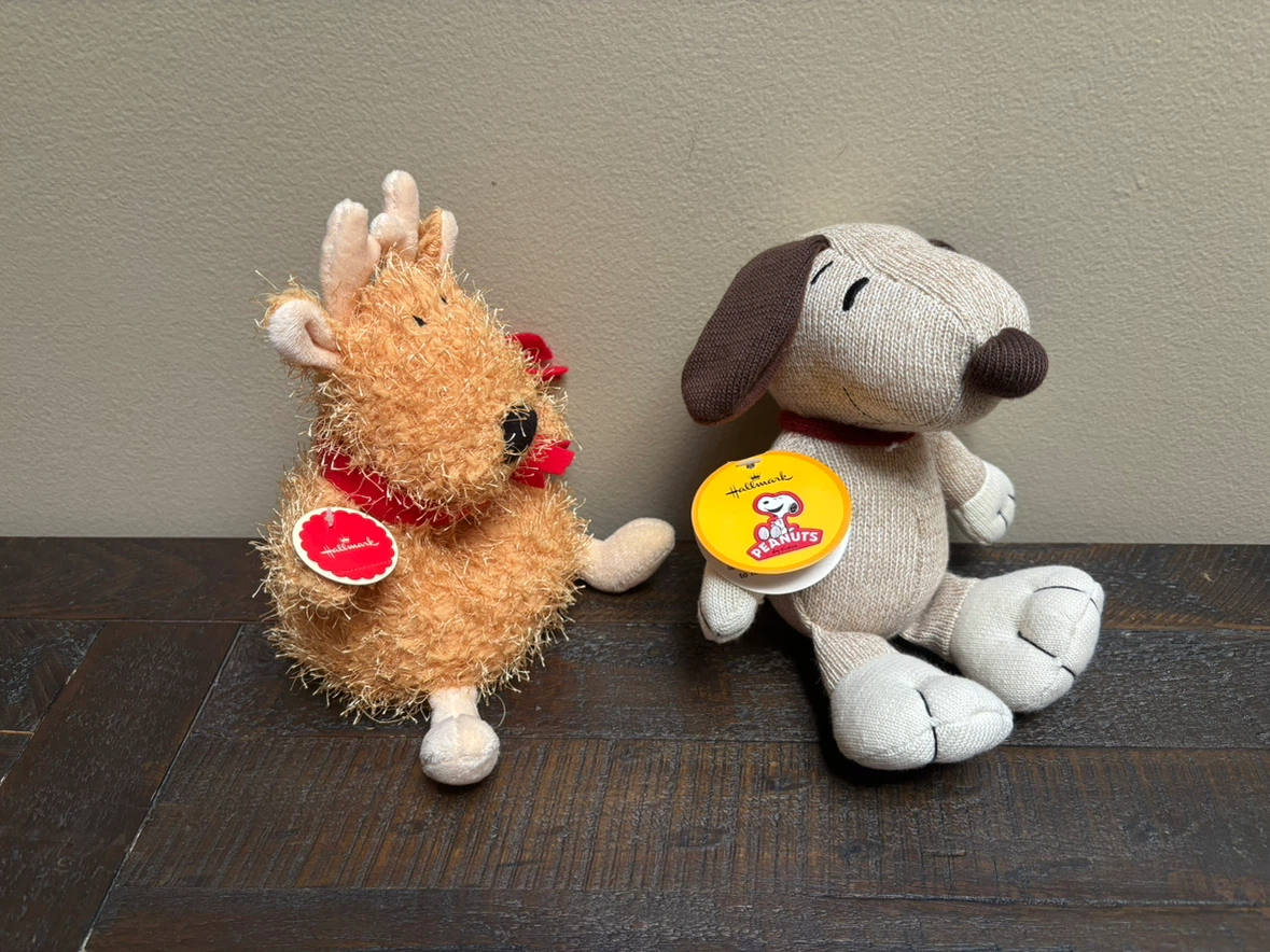 Hallmark Peanuts Snoopy & Reindeer Plush Toys both for $15 - photo 2